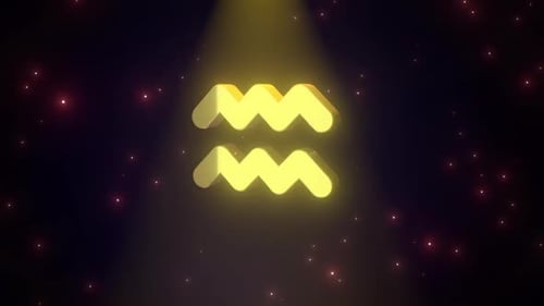 Golden Symbol Reveal with Twinkling Particles