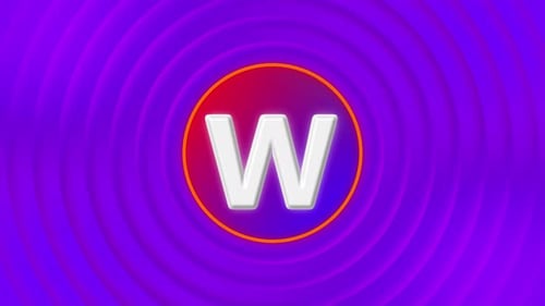 Alphabet Logo Letter V Animation