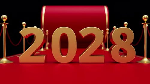 Happy New Year 2028 Concept