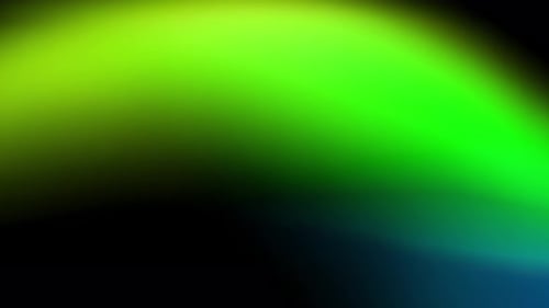 Dynamic Fluid Green Blue Light Leak Background