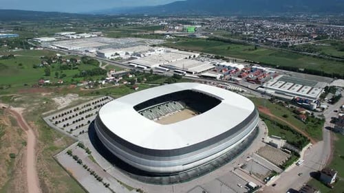Aerial Soccer Stadium