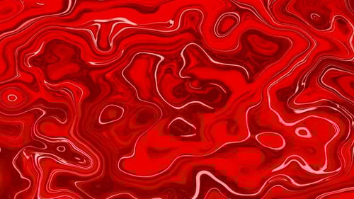 Abstract Red Liquid Flow Background Loop