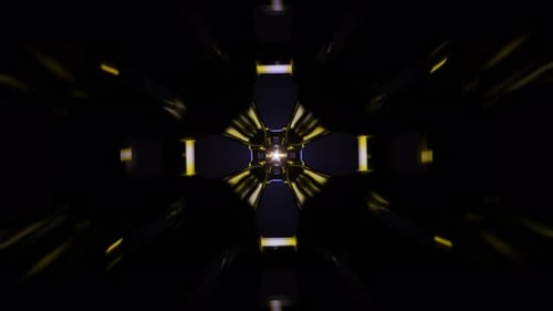 Beautiful Light Show Featuring Colorful Sacred Geometry