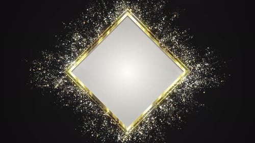 Luxury Gold Frame Square