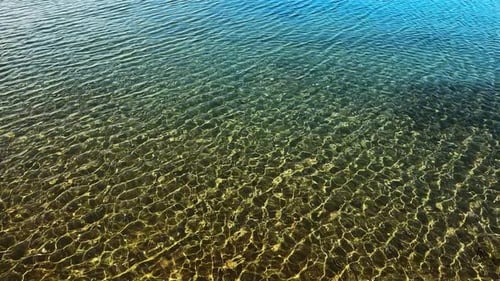 Pure Sea Water And Little Stones 010