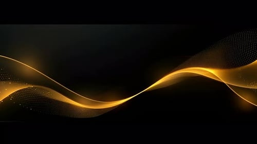 Black luxury corporate background with golden lines