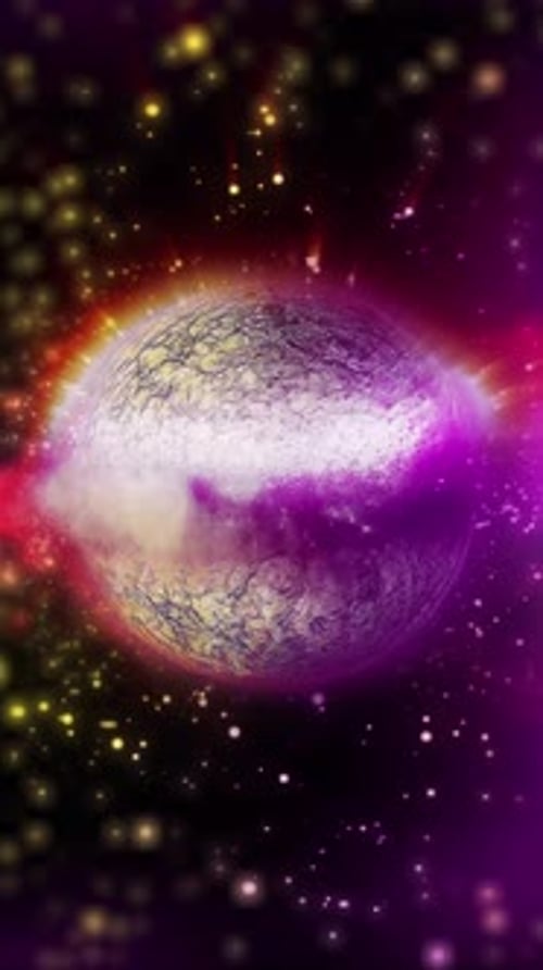 Violetter Planet