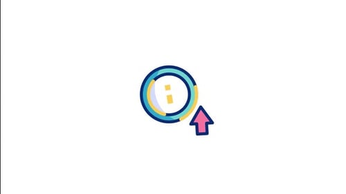 Animated Information Icon Pointer Click