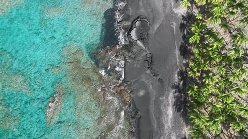 Cinematic Drone Video of Beautiful Nature Coastline on Hawaii USA Drone View