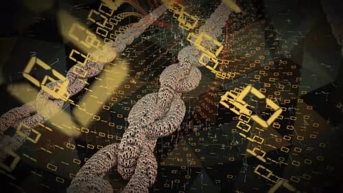 Block chain. blockchain Data Technology concept