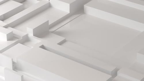 Animated 3D geometric loop background