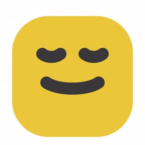 Blinking Animated Happy Face Emoji