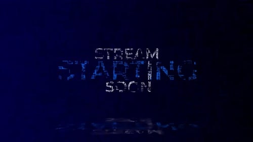 Stream Starting Soon Animated Screens For Stream Glitch Cyberpunk