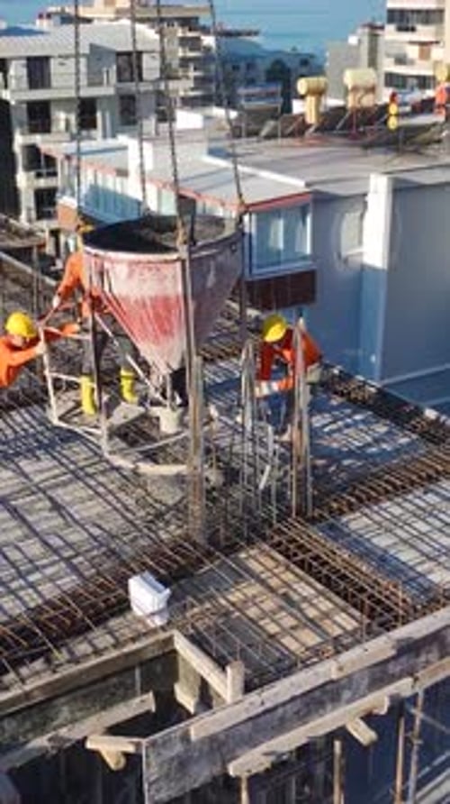 Vertical Video of a Beautiful Marina With Luxury Yachts and Tourist Boats Captured From a Drone With