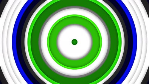 Dynamic Expanding Circles Abstract Geometric Background Animation