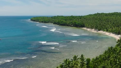 Seascape of the Coast in the Philippines