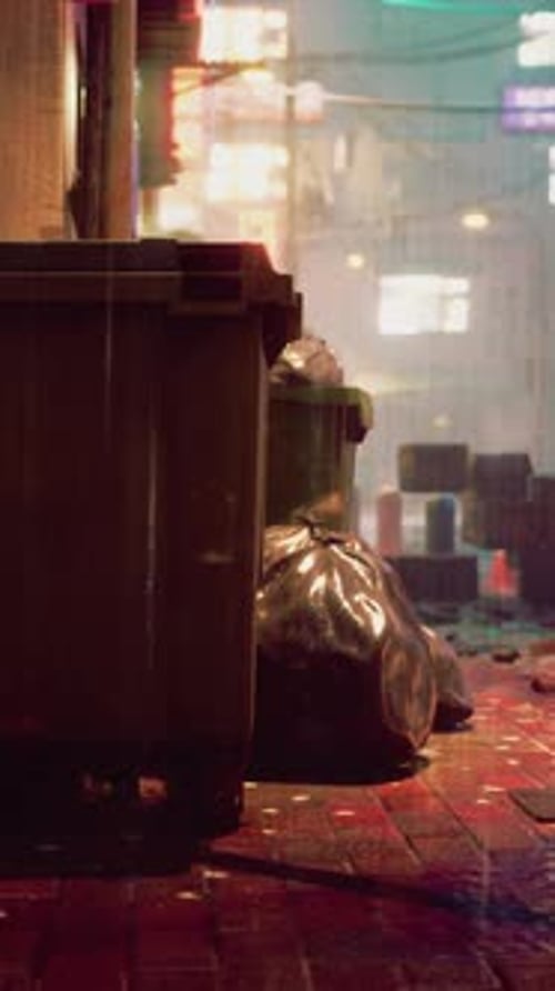 Trash Can By Asian Street