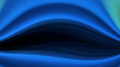 Abstract Fluid Blue Waves Dynamic Background Loop