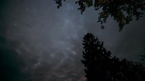 Timelapse Amazing Stars In Sky