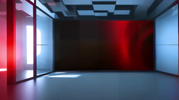 Presentación de Immersive News Studio: pantalla de set virtual en 3D ...