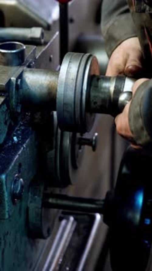 Industry manufacturing metalwork.