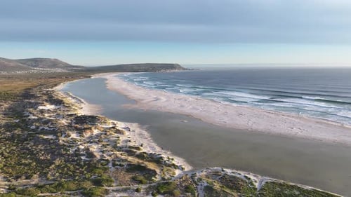Noordhoek Beach At Cape Town In Western Cape South Africa.