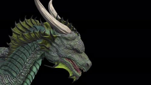 Dragon's Face : Idle Animation
