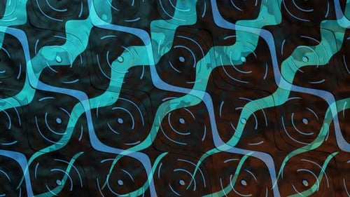 Dynamic Abstract Wavy Pattern Motion Background