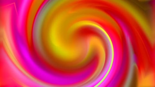 Abstract Vibrant Fluid Color Swirl Motion Background Loop