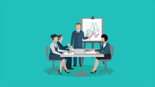 Business People In Training Meeting HD