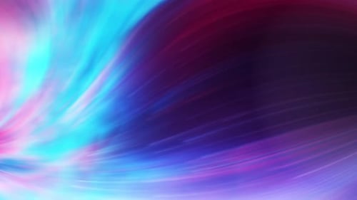 Dynamic Neon Blue Purple Light Swirl Abstract Background