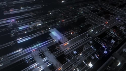 Plano de fundo de introdução à tecnologia 3D