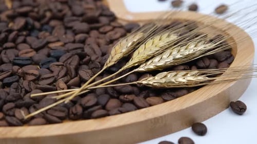 Heart From Coffee Beans