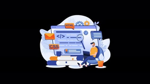 Afrikanische Individualcodierung mit HTML- und CSS-Elementen