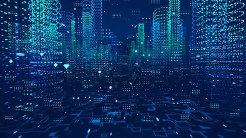 Digital city. Modern urban technologies.