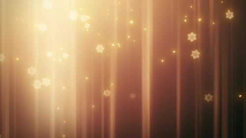 Snowflake Glow Background Loop 4K