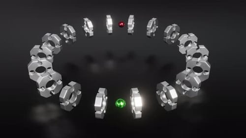 Simply Minimal Industrial Mechanism Round Able to Loop Endless