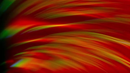 Abstract Flowing Red and Yellow Light Streaks Background