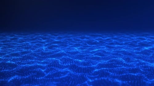 Abstract digital particle wave and light abstract background