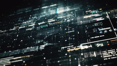 Advance Data Matrix Simulation UI Background 09
