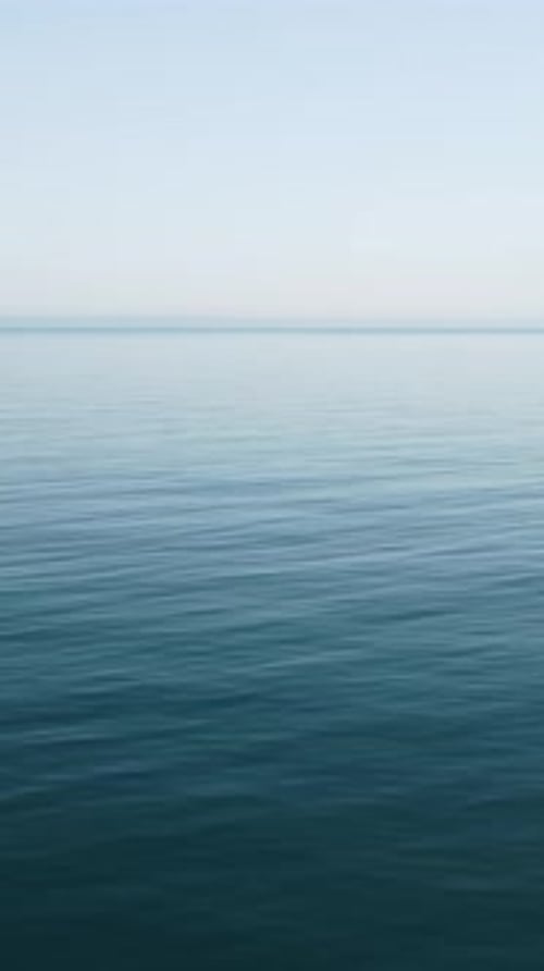 Vertical aerial view on sea water surface