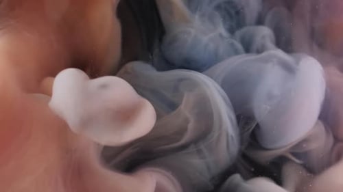 Abstract Liquids Flowing Together