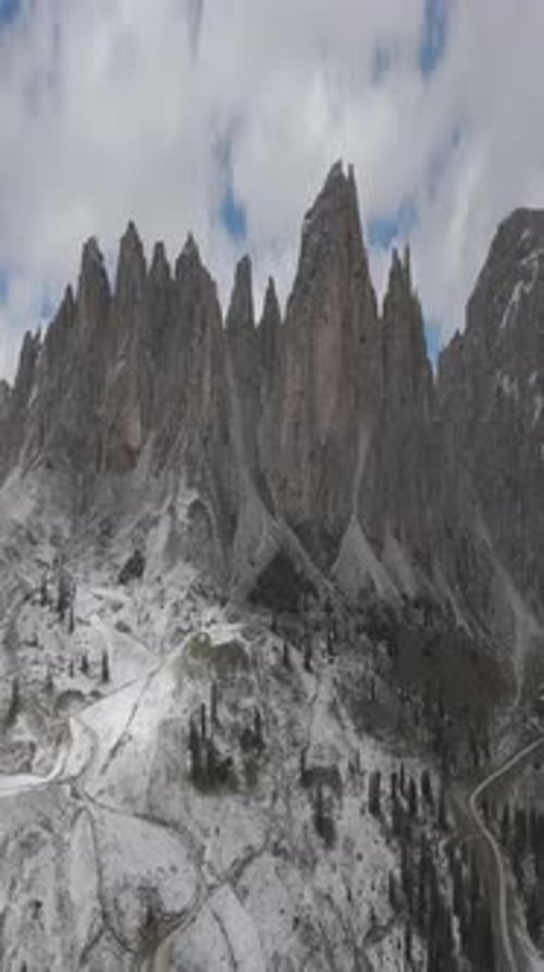 Majestic Peaks of Dolomites in Rocca Pietore