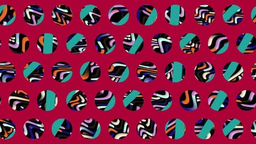 Moving Circle Abstract Background