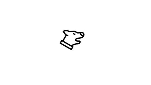 Animiertes Hunde-Symbol