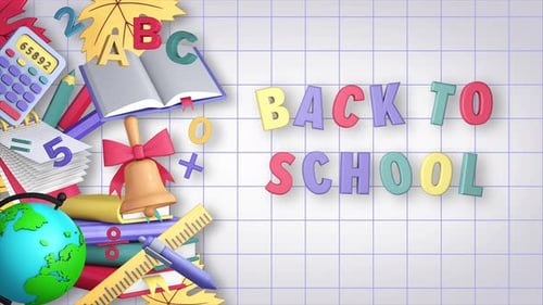 Back-to-School-Grußkarte