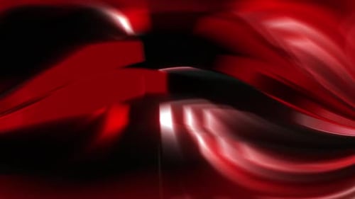Rote, funkelnde, abstrakte Live-Tapete mit verwobenem Streifeneffekt