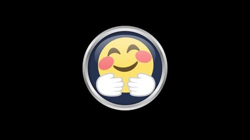 Hug Emoji Alpha Channel