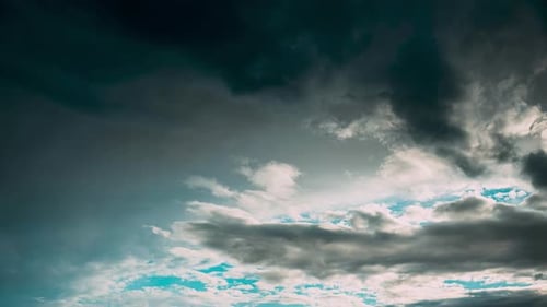 Dramatic Sunset Cloudscape Time Lapse