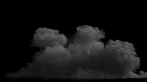 Dynamic Realistic Smoke Burst Transition Element